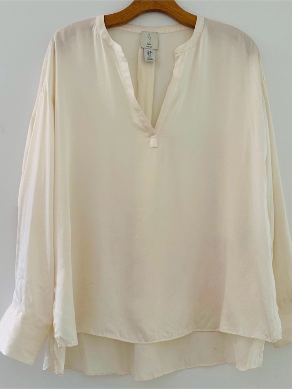 Joie Silk Popover Blouse